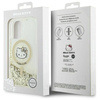 Original Case IPHONE 16 Hello Kitty Hardcase Liquid Glitter Fever MagSafe (HKHMP16SLGDIH) gold & white