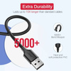 Micro USB cable UGREEN QC 3.0 2.4A 0.5m (white)