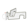 Baseus Portable fold-out phone stand - white