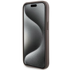 Guess Grip Stand 4G Triangle Strass case for iPhone 15 - brown