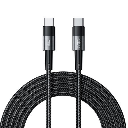 Kabel PD 60W 3A 3m USB-C - USB-C Tech-Protect UltraBoost szary