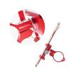Uchwyt rowerowy na kierownice GUB G85 Aluminium czerwony