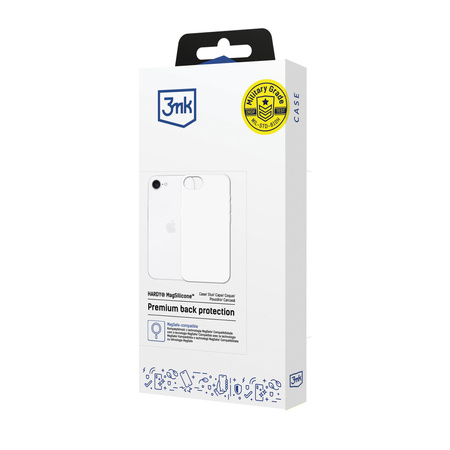 Apple iPhone 16E - 3mk Hardy MagSilicone White