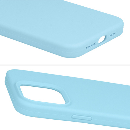 Silicone Lite Case do Samsung Galaxy A32 4G jasnoniebieski
