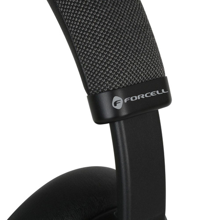 FORCELL F-AUDIO słuchawki bezprzewodowe nagłowne ANC Touch Beat czarne