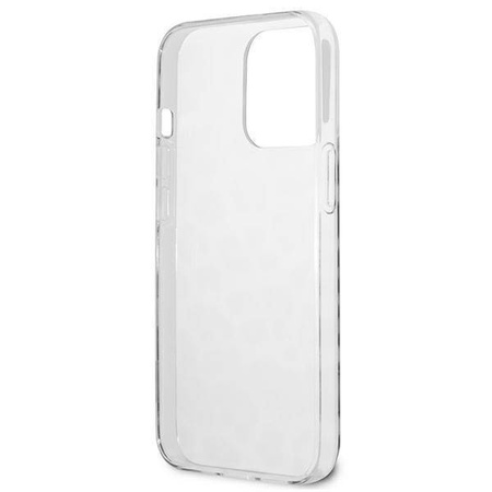 Schutzhülle IPHONE 13 PRO Guess Hardcase Leopard (GUHCP13LHSLEOK) grau