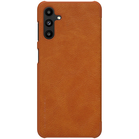 Nillkin Qin skórzana kabura etui Samsung Galaxy A13 5G brązowy