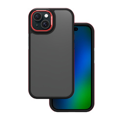 Nakładka Crystal Black do iPhone 16 Plus 6,7&quot; czerwona