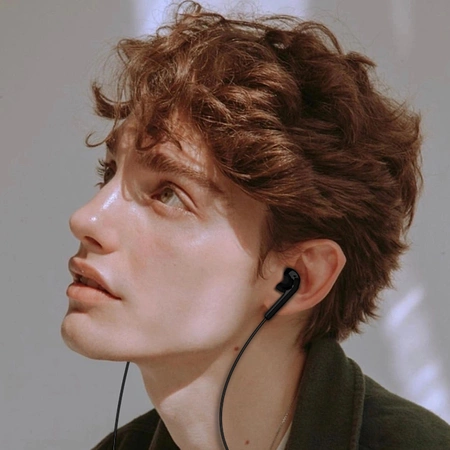 Dudao X3C in-ear wired USB-C headphones 1.2m - black