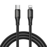 Joyroom kabel do szybkiego ładowania / transmisji danych USB Typ C - Lightning PD 20W 1m czarny (S-1024N1-PD)
