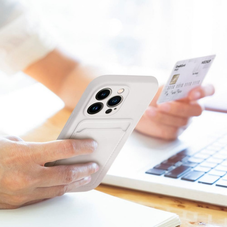 Futerał CARD CASE do IPHONE 15 PRO biały