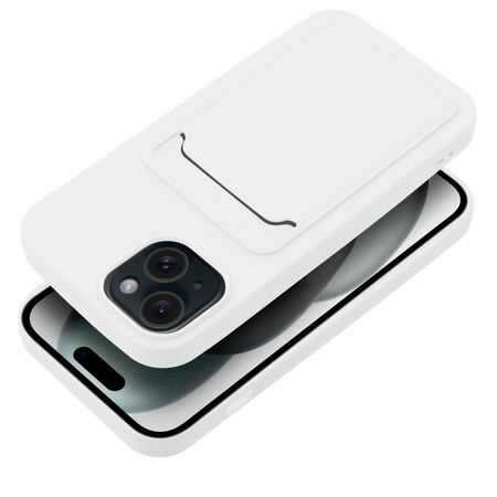 Futerał CARD CASE do IPHONE 15 biały