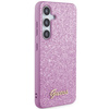 Etui Guess Glitter Script na Samsung Galaxy S24 - fioletowe