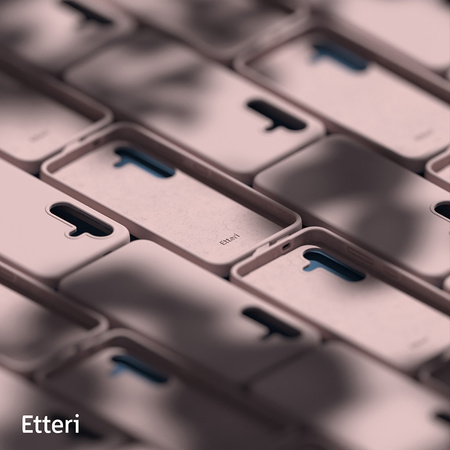 Etteri Silicone case do Samsung Galaxy S25 Edge jasnoróżowa