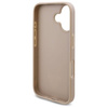 Original Handyhülle IPHONE 16 PLUS Guess Hardcase New 4G Triangle (GUHCP16MPG4GPH) weiß
