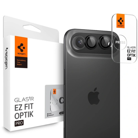 OSŁONA APARATU SPIGEN OPTIK PRO GLAS.TR ”EZ FIT” CAMERA PROTECTOR 2-PACK IPHONE AIR BLACK