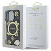 Original Case IPHONE 16 PRO Guess Hardcase IML Peony On 4G Background MagSafe (GUHMP16LH4PYEEK) black