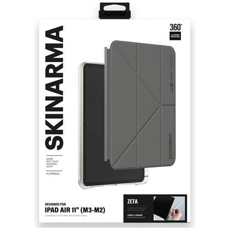 Skinarma etui Zeta iPad Air 11"          (M2/M3/5Gen/4Gen) szary