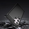 Carbon Case for Samsung Galaxy S24 Ultra Flexible Silicone Carbon Cover - Black