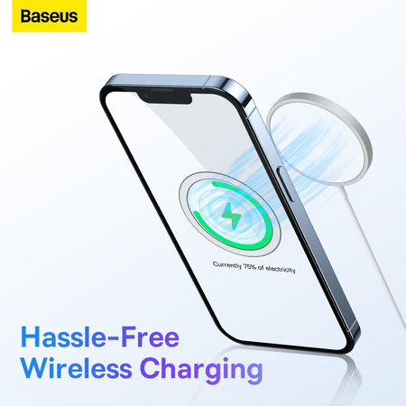 Baseus Halo Series magnetyczny pierścień (2 szt./opakowanie) srebrny (PCCH000012)