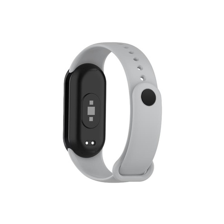 Pasek Silikonowy Mi Band 8 / M8 (7), GRAY / SZARY