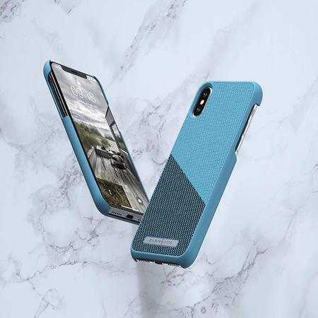 Nordic Elements Saeson Freja - Materiałowe etui iPhone Xs Max (Petrol)