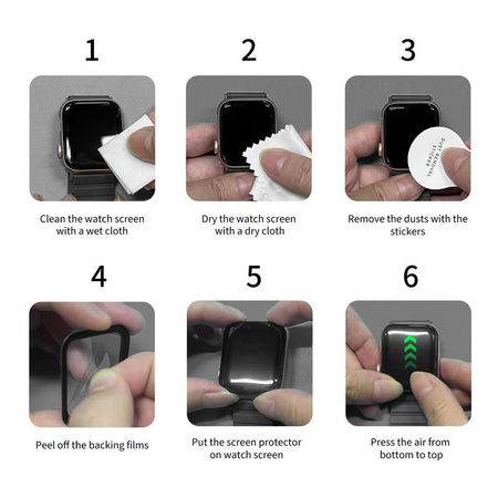 Szkło Hybrydowe HUAWEI WATCH FIT HOFI Hybrid Pro+ czarne