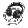 HOCO słuchawki przewodowe USB A + Jack 3,5 mm z mikrofonem gamingowe W110 2 m czarne