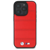 Oryginalne Etui IPHONE 16 PRO MAX BMW Hardcase M Perforated & Stitched Line MagSafe (BMHMP16X23PUSPR) czerwone