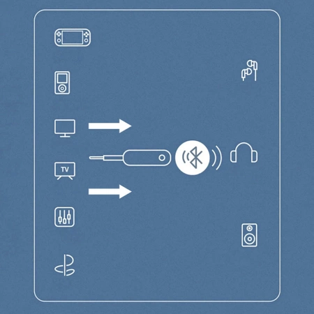Ugreen receiver bluetooth transmitter mini jack 3.5mm black (CM403)