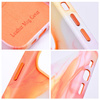 Leather Mag Cover kompatybilne z MagSafe do IPHONE 14 PRO MAX orange splash