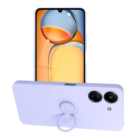 Futerał SILICONE RING do XIAOMI Redmi 13C fioletowy
