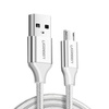 Kabel micro USB UGREEN QC 3.0 2.4A 1m (biały)