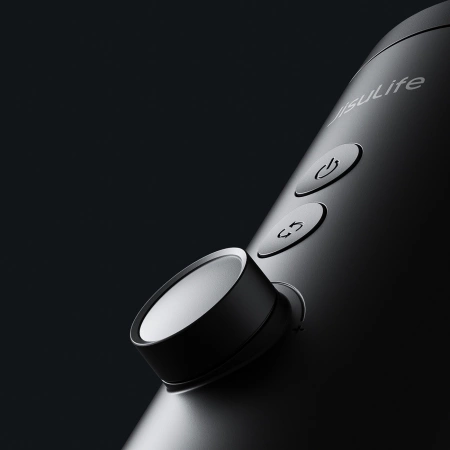 Wentylator turbinowy Jisulife Table Fan Pro3 10000mAh biurkowy z filtrem - ciemnoszary