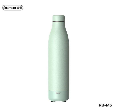 Remax  wireless bluetooth 5.0 speaker with thermos thermal mug 500ml green (RB-M5)