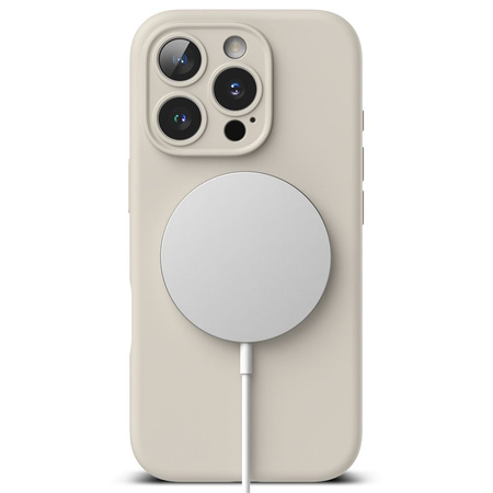 RINGKE SILICONE MAGNETIC MAGSAFE IPHONE 16 PRO STONE