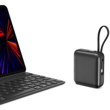PowerBank Energea Integra Mini 35        10000mAh kabel USB-C PD35W szary