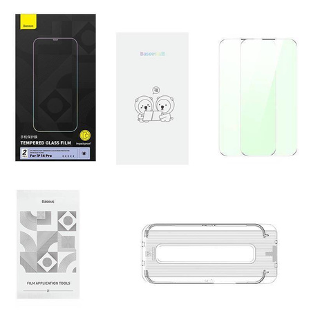 Szkło Hartowane IPHONE 14 PRO Szkło Hartowane Prywatyzujące Baseus