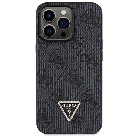 Original Case IPHONE 13 PRO Guess Hardcase Crossbody 4G Metal Logo (GUHCP13LP4TDSCPK) black