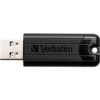 Verbatim Pendrive 128GB USB-A 3.2 PinStripe czarny/black 49319