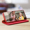 Dux Ducis Hivo skórzane etui z klapką pokrowiec ze skóry naturalnej portfel na karty i dokumenty Samsung Galaxy S22+ (S22 Plus) niebieski