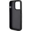 Karl Lagerfeld nakładka do iPhone 15 Pro Max 6,7&quot; KLHCP15XSAKKNSCK czarna hardcase Saffiano Cardslots and Stand Monogram Ikonik Patch