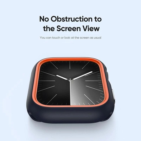 DUX DUCIS futerał BAMO do Apple Watch serii 10 46 mm czarno pomarańczowy