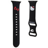 Pasek Hello Kitty Silicone Kitty Head na Apple Watch 38/40/41mm - czarny