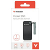 Verbatim Dysk SSD 1TB - brelok do kluczy  z kablem USB 3.2 gen.2 czarno-szary/black-grey 32190
