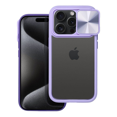 Futerał SLIDER do IPHONE 14 PRO MAX fioletowy