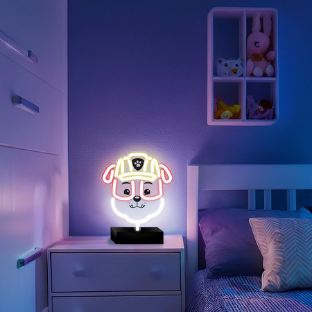 Neon LED na podstawce Psi Patrol - Rubble OW-120446