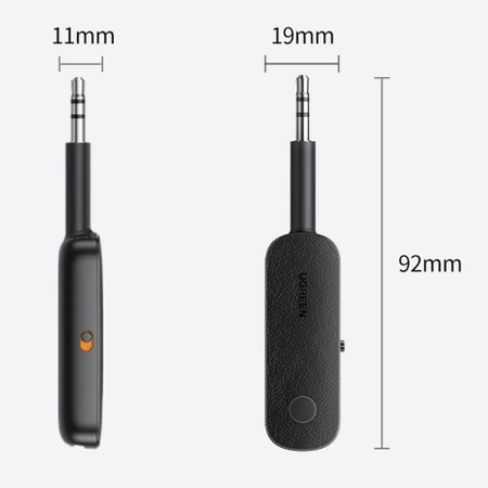 Ugreen receiver bluetooth transmitter mini jack 3.5mm black (CM403)