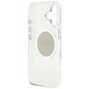 Guess IML Metal Colored Circle Classic Logo MagSafe - Etui do iPhone 16 (szary)