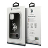 US Polo USHCP12STPUHRBK iPhone 12 mini czarny/black Shiny Big Logo